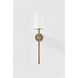 Los Vilos 1 Light 6.5 inch Patina Brass Wall Sconce Wall Light